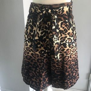 Etcetera leopard print skirt